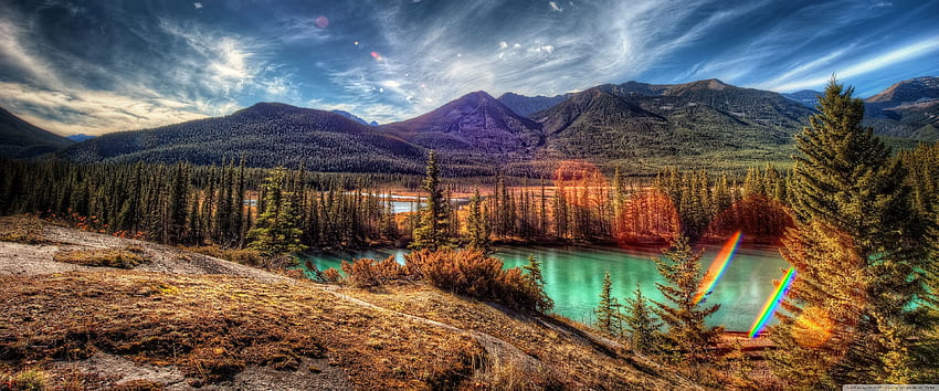 Banff National Park, Alberta, Canada ❤ , 3840X1600 HD wallpaper