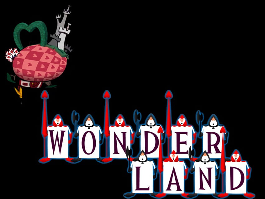 Wonderland (KH), logo, kh, wonderland, world, kingdom hearts HD wallpaper