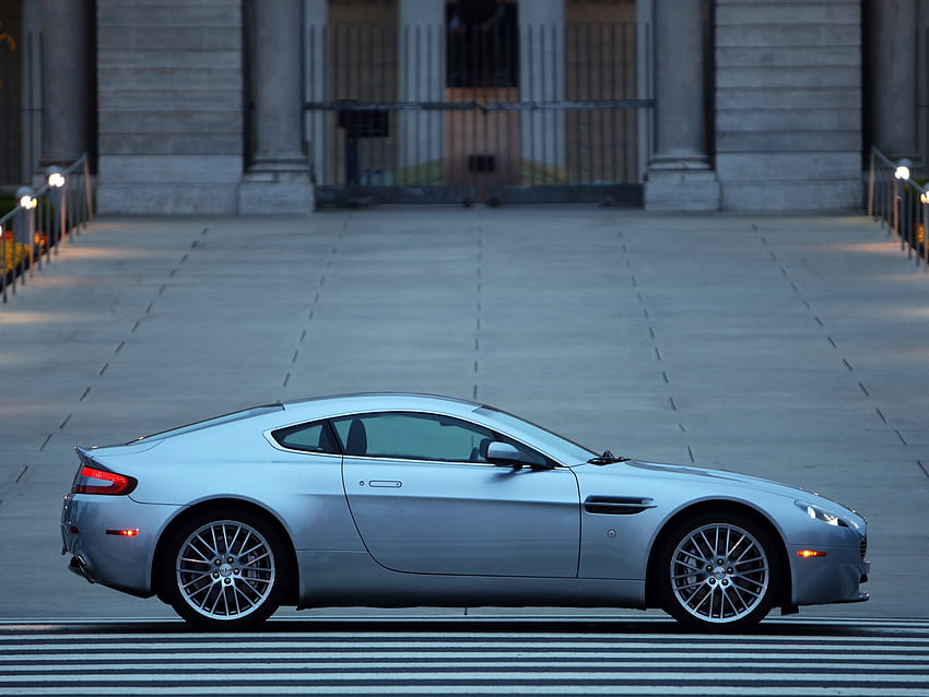 Araba, Aston Martin, Arabalar, Yan Görünüm, 2008, V8, Vantage HD duvar kağıdı