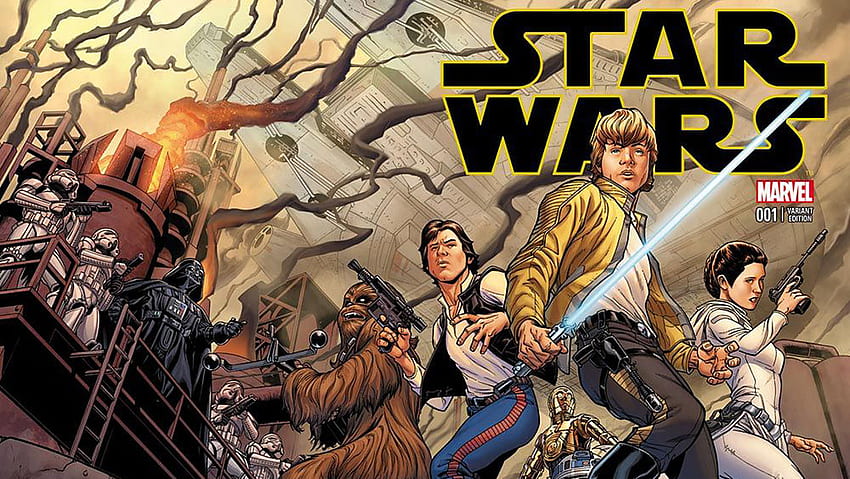 Marvel's First 'Star Wars' Collection to Top 225,000 In Orders – The Hollywood Reporter, Comic Book Cover HD wallpaper