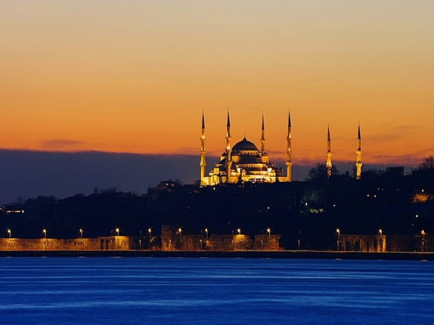 istanbul nights color, color, nights, istanbul HD wallpaper