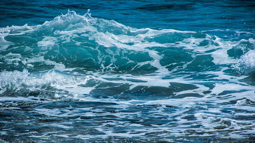 Nature, Sea, Waves, Spray, Foam HD wallpaper