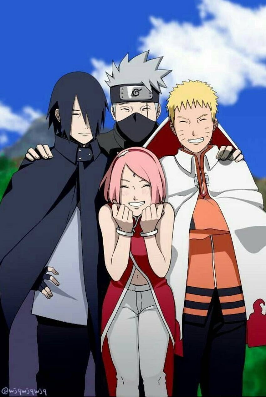 Naruto team 7. Naruto sasuke sakura, Naruto shippuden anime, Naruto shippuden sasuke, Cute Team 7 Naruto HD phone wallpaper