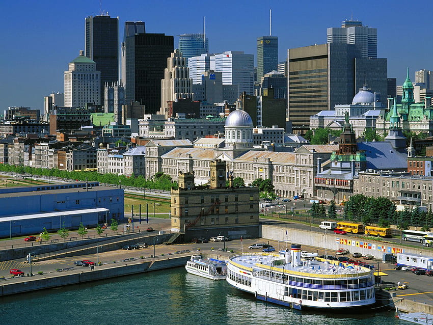 Alter Hafen von Montreal, Quebec, Kanada - HD-Hintergrundbild