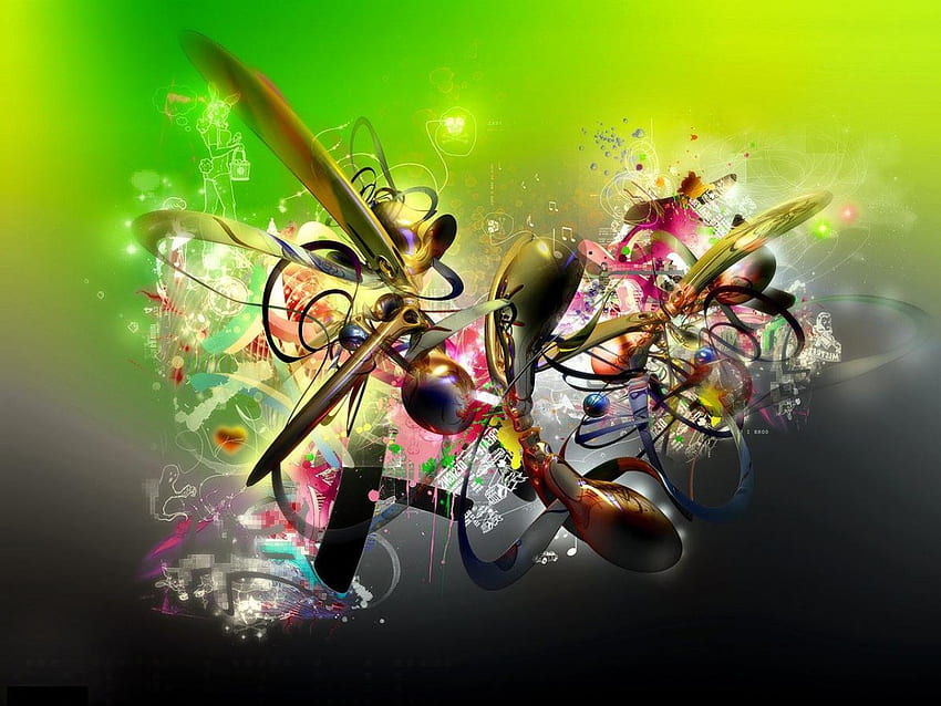 MIX, , cool, abstract, 3d HD wallpaper