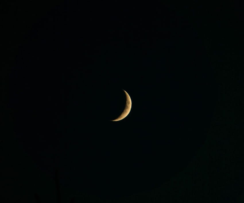 Crescent Moon [HQ], Crescent Moon and Star HD wallpaper