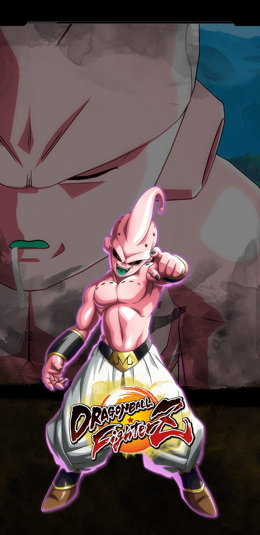 Dragon Ball FighterZ Kid Buu . Cat with Monocle HD phone wallpaper