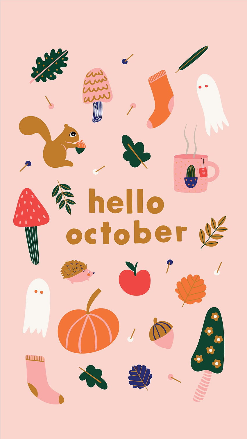 October 2018 !, Pink October HD phone wallpaper
