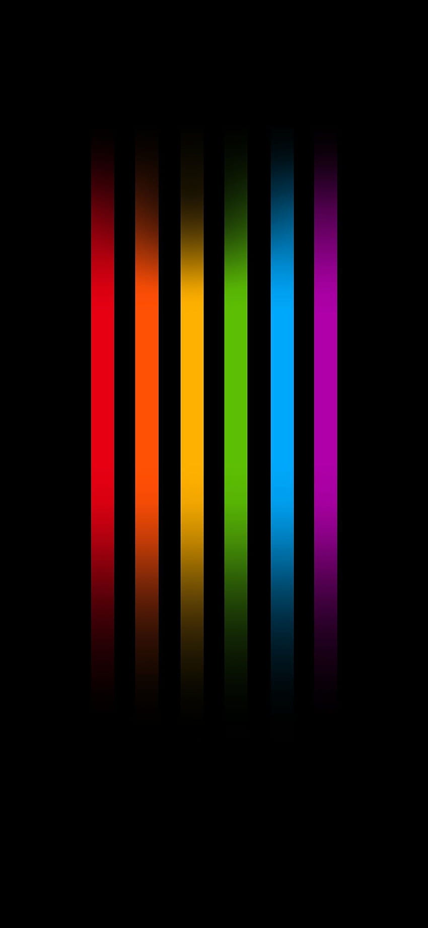 Apple Black Rainbow, Rainbow OLED HD тапет за телефон