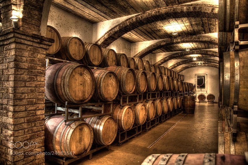 Wine Barrel HD wallpaper