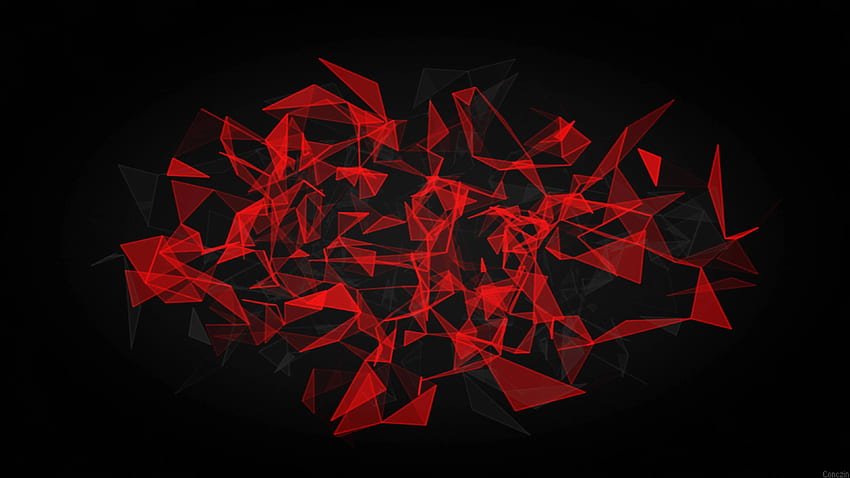 Red And Black Polygon Resolution HD wallpaper | Pxfuel