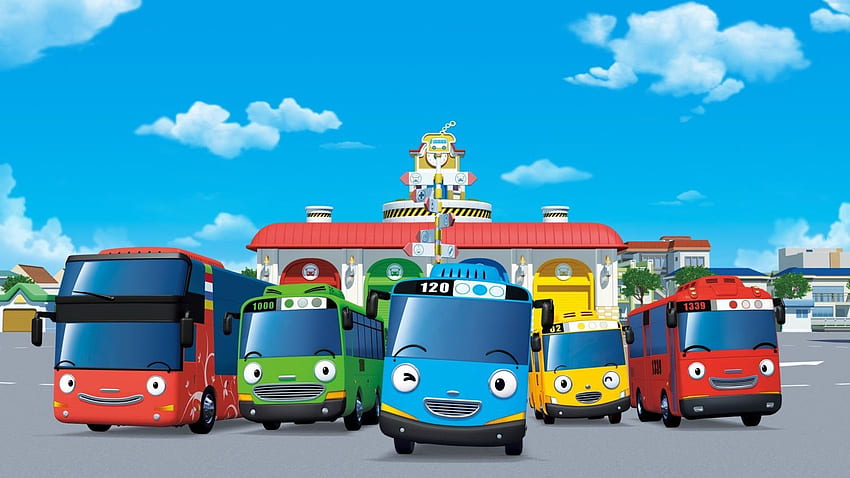 Life-Hack. Wenn alles, was Ihr Kind will, ein Spielzeugbus aus Plastik ist, Birtay Tayo HD-Hintergrundbild