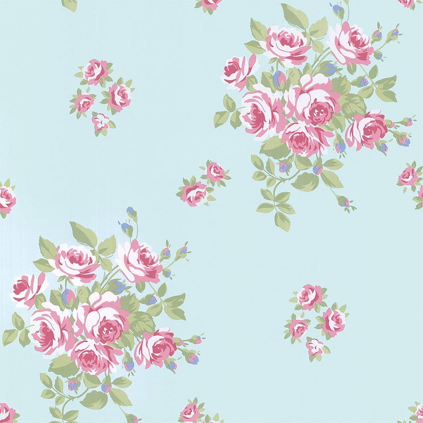 Twilight Ditsy Floral Wallpaper 118542 by Joules in Antique Gold