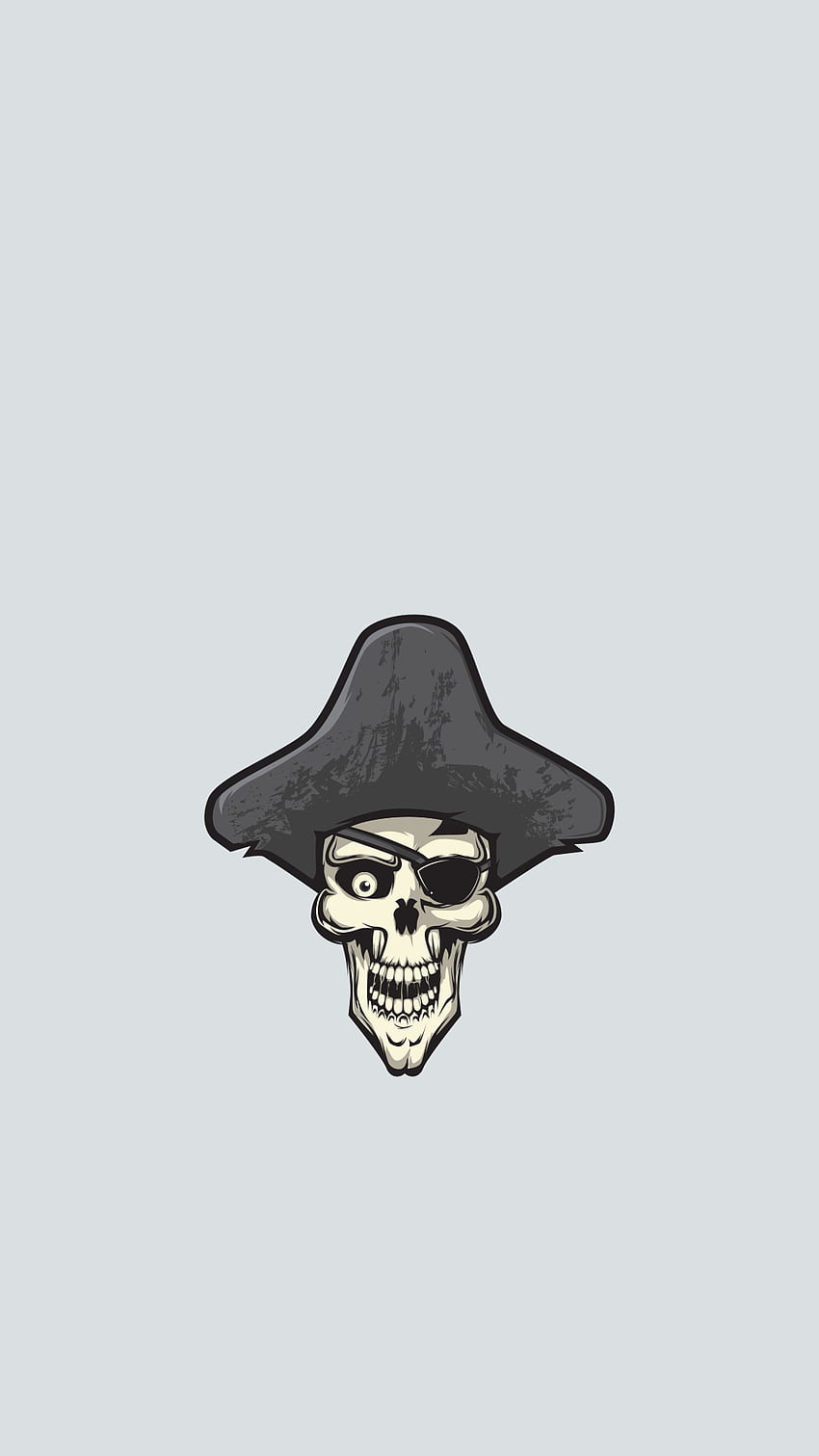 Minimal iPhone ❤ Pirate of the seven seas. Ilustrações, Capas, Minimalist Pirate HD phone wallpaper