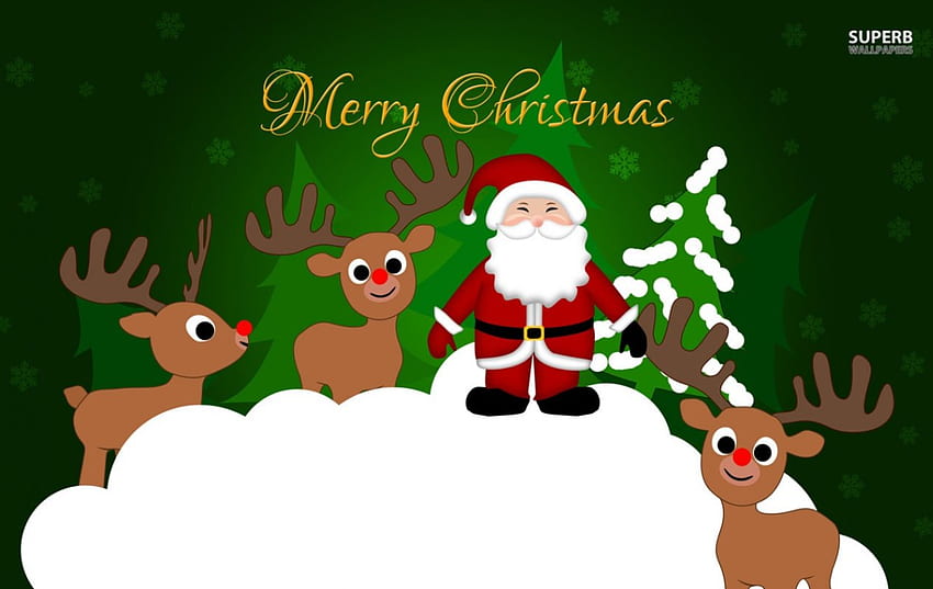 Joyeux Noël, Père Noël, Noël, Rennes, Clause, Son, Joyeux, Et Fond d'écran HD