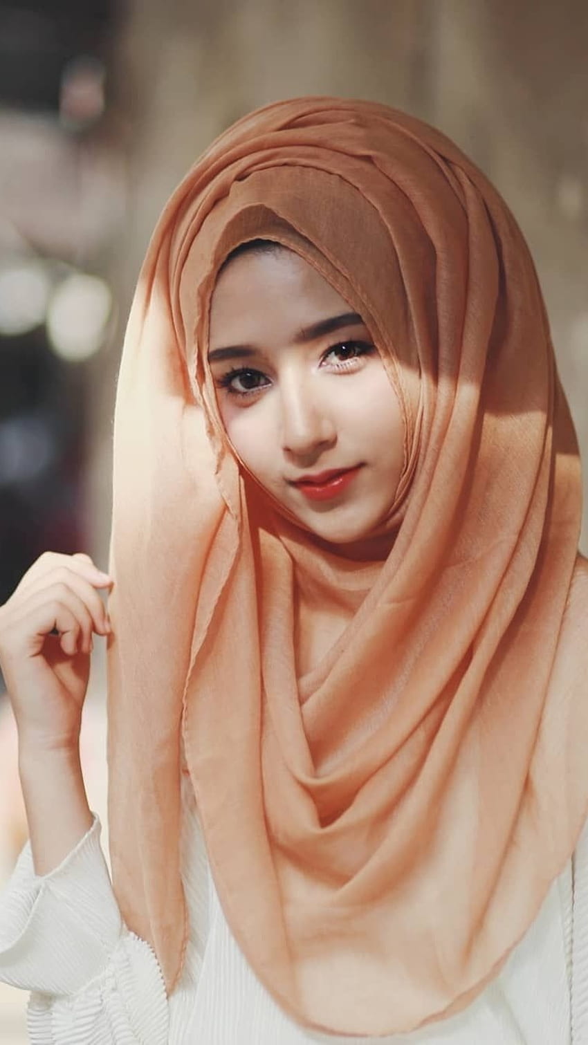 Chica musulmana, hermosa fondo de pantalla del teléfono