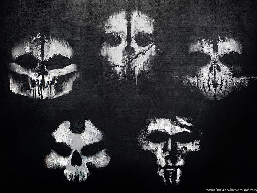 Call Of Duty Ghost Background For - Mascaras De HD wallpaper