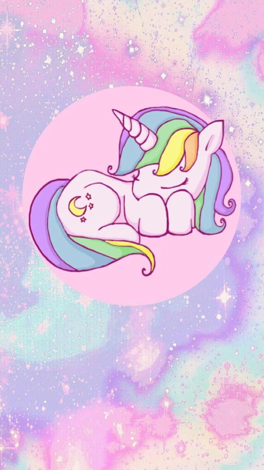 Unicorn cute, iPhone unicorn, Pink unicorn, Cool Cartoon Unicorn HD phone wallpaper