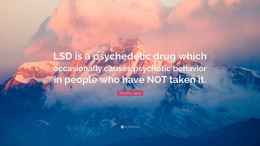 Timothy Leary Quote: “LSD is a psychedelic drug which occasionally, Psychedelic Cloud HD wallpaper