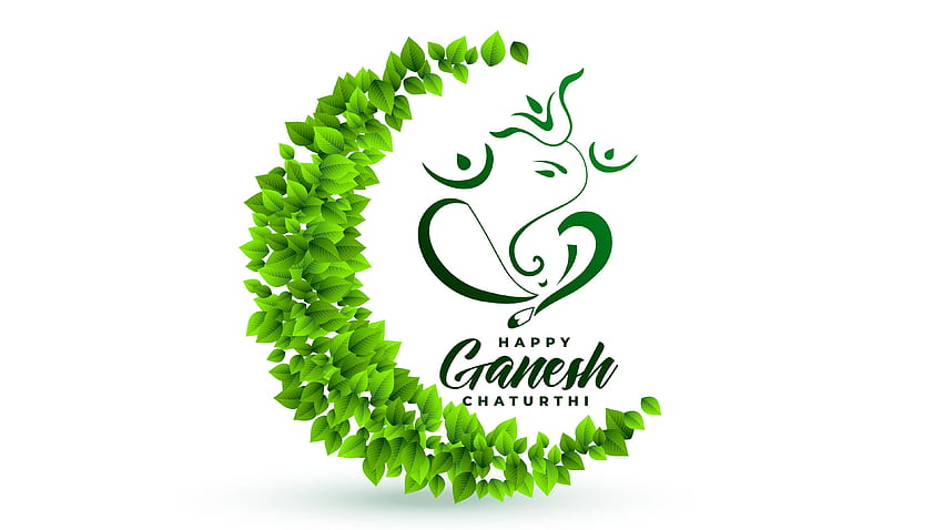 Zielony Ganeśćaturthi, Ganeśa Tapeta HD