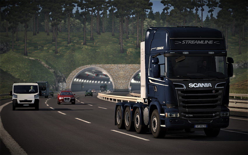 Scania, Euro Truck Simulator 2, Simulator Truk Amerika, Truk, Wallhaven / dan Latar Belakang Seluler Wallpaper HD
