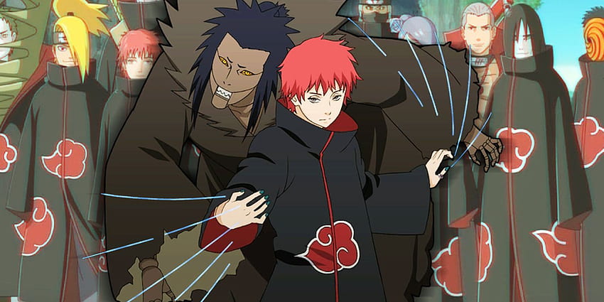 Wie ein Akatsuki-Mitglied Narutos Kernthemen verstärkt, Akatsuki-Mitglieder HD-Hintergrundbild