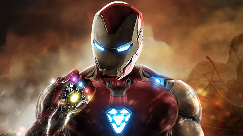 Iron Man Infinity Gauntlet Avengers Endgame 1440P HD wallpaper