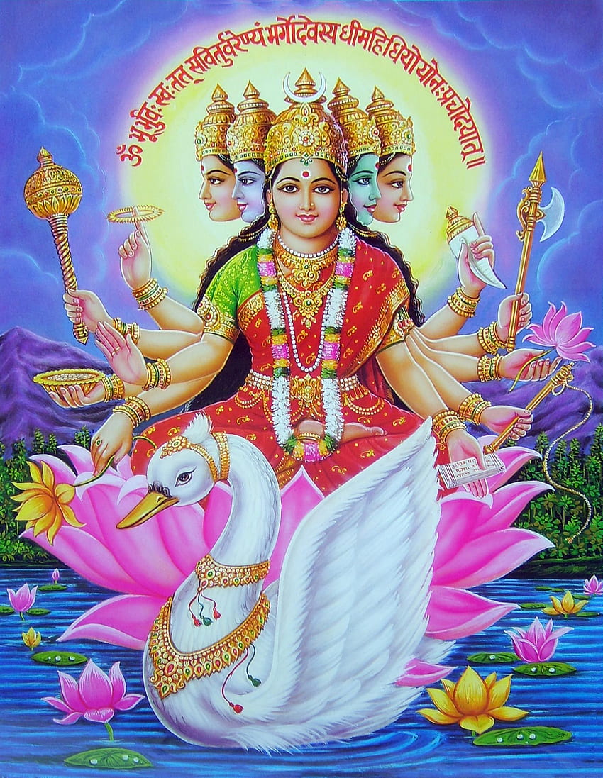 swans goddess krishna hinduism diety lotus flower HD phone wallpaper