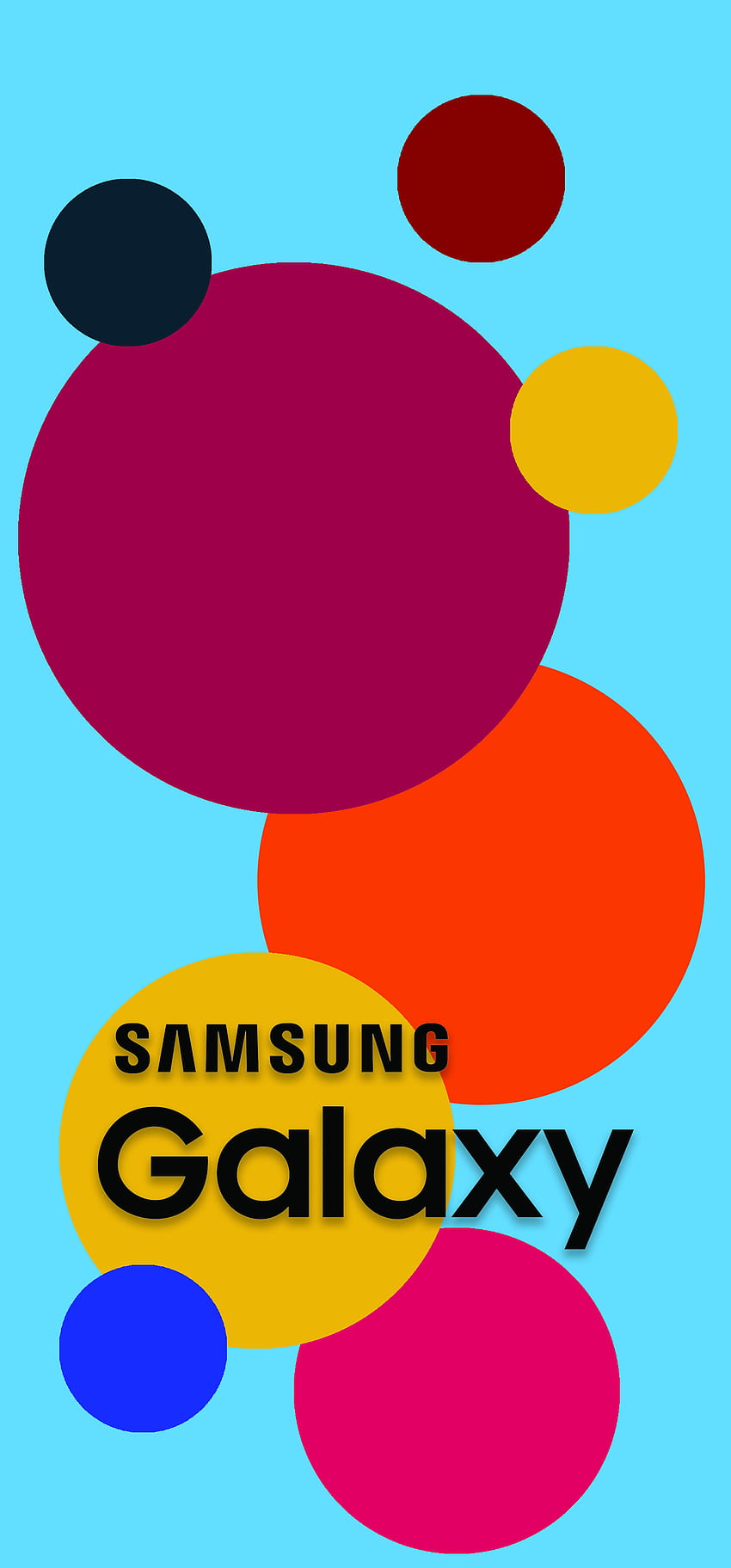 Samsung Galaxy, точки, дизайн, цветове HD тапет за телефон