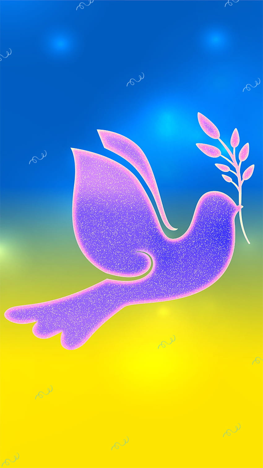 Ucrania quiere paz, bandera, apoyo a Ucrania, azul, paloma, pájaro, amarillo, stopwar fondo de pantalla del teléfono