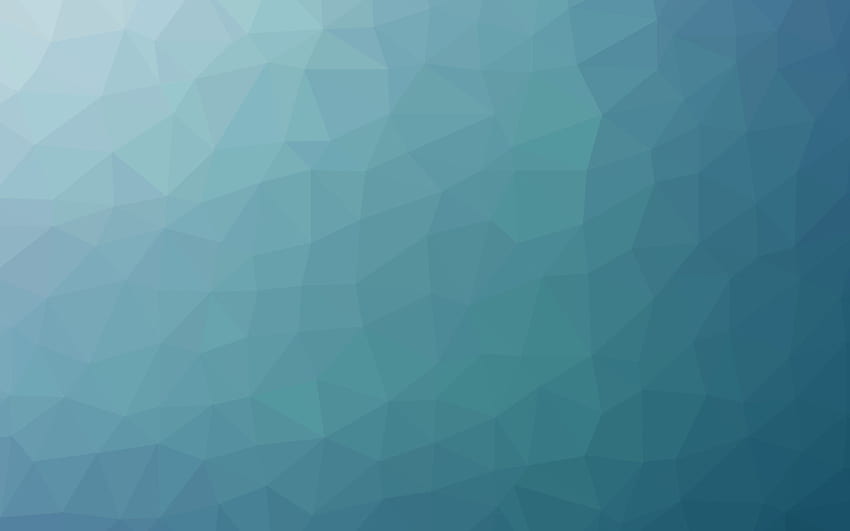 Polygon Blue Green Art Pattern HD wallpaper