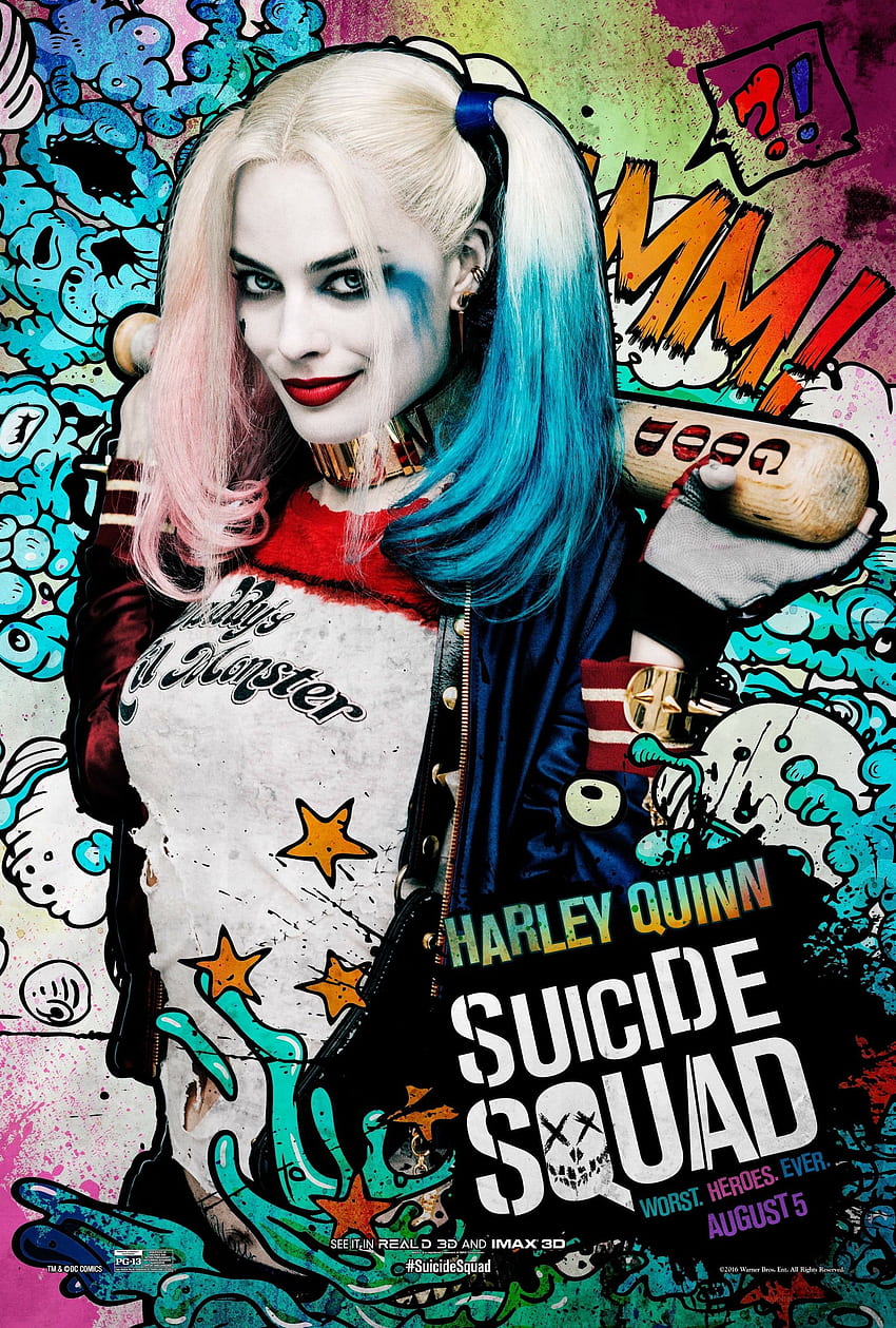 Suicide Squad Harley Quinn artwork, Cool Suicide Squad iPhone HD phone wallpaper