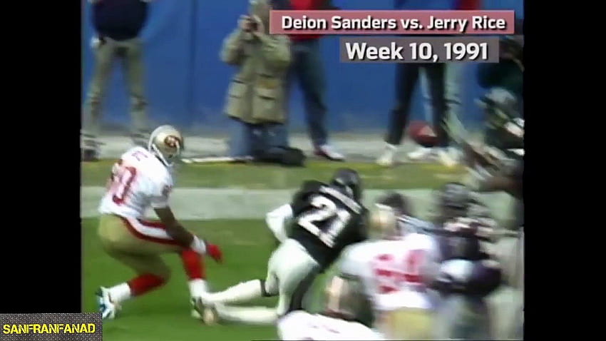 Riepilogo di Deion Sanders Vs Jerry Rice - Kick American Football Sfondo HD