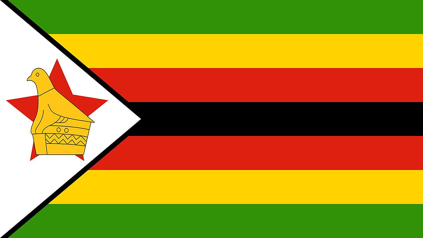 Bandeira do Zimbábue papel de parede HD