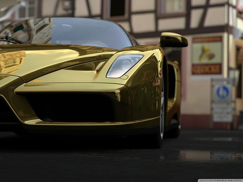 Ferrari Enzo - GOLD Ultra Background HD wallpaper