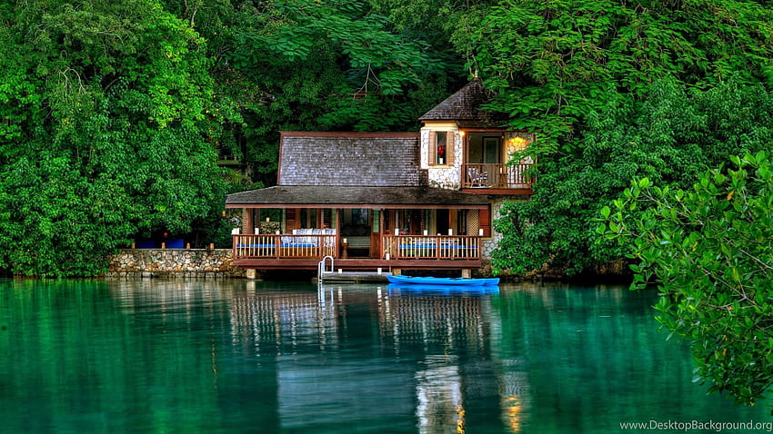 Lake House, Lakehouse HD wallpaper