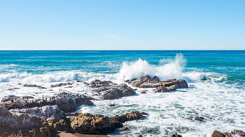 Sea shore, Beach, Waves, , Nature, 1366 768 Wave HD wallpaper | Pxfuel