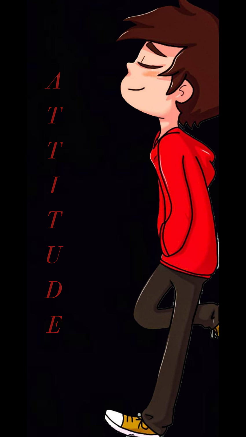 Attitude, red, standing, black, teen, boy HD phone wallpaper | Pxfuel