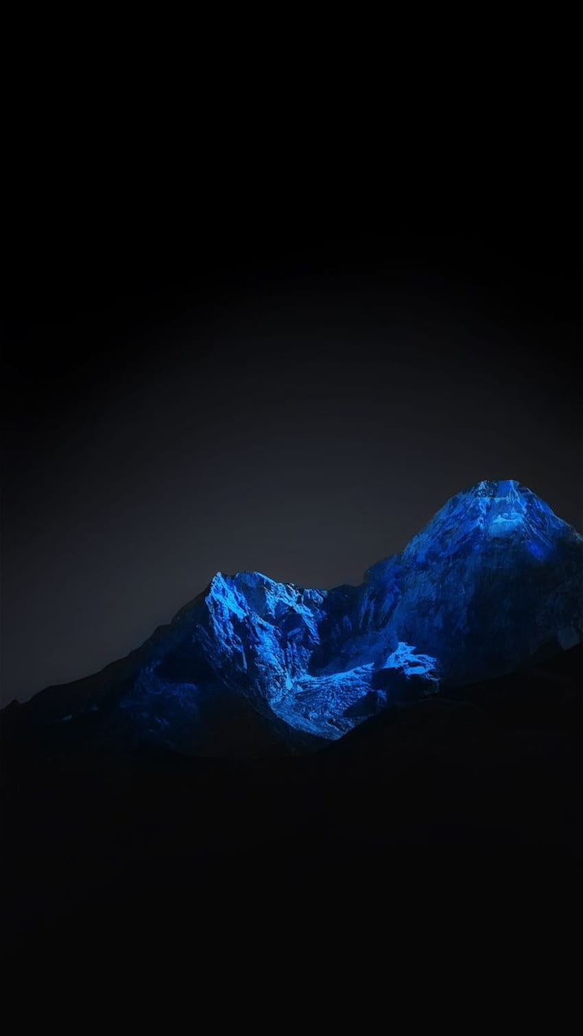 Blue Mountain. Papel de parede preto, Papel de parede para, Dark Blue Mountains HD phone wallpaper