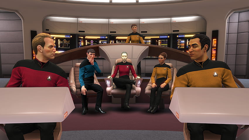 Star Trek™: Bridge Crew - Preguntas frecuentes de los desarrolladores de Bridge Crew - El contenido descargable de próxima generación - Noticias de Steam, Star Trek Enterprise Bridge fondo de pantalla