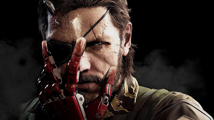 Metal Gear Solid V: The Phantom Pain, Arte Digital, Videogames, Soldado, Guerreiro, Cicatrizes, Rosto, Tapa-olho, Arte conceitual, Venom Snake / and Mobile Background papel de parede HD