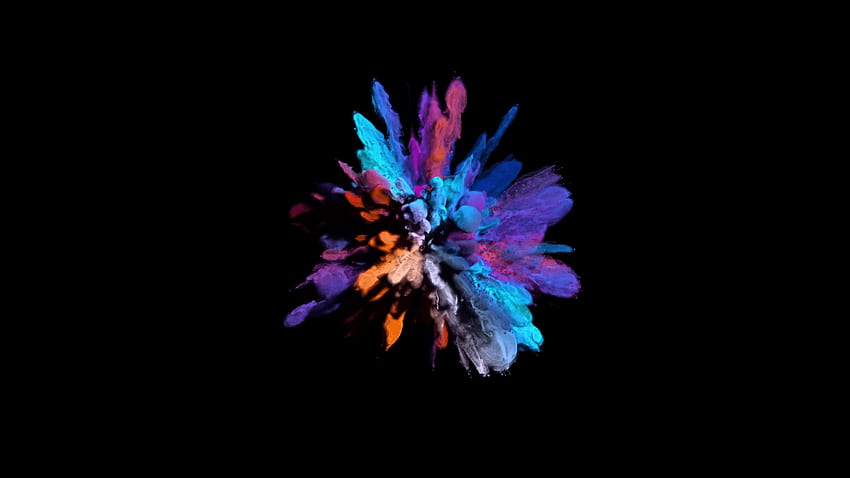 Цветна експлозия, цветен взрив HD тапет