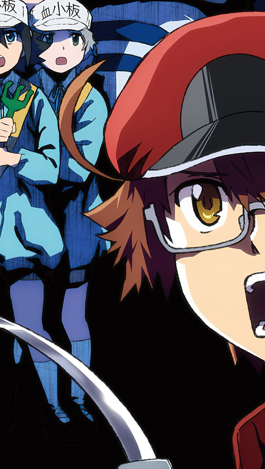 Characters from Cells at work: Code Black Anime Ultra, Anime Android HD phone wallpaper