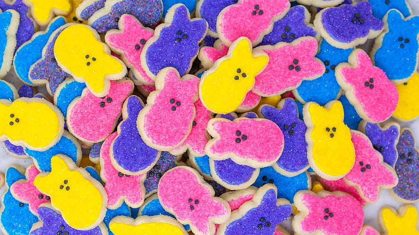 PEEPS Easter Bunny Sugar Cookies • Sarahs Bake Studio HD wallpaper