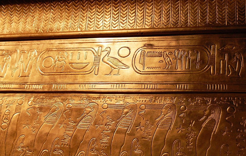 karakter, Mesir, Tutankhamun, makam untuk , bagian текстуры, Makam Mesir Wallpaper HD