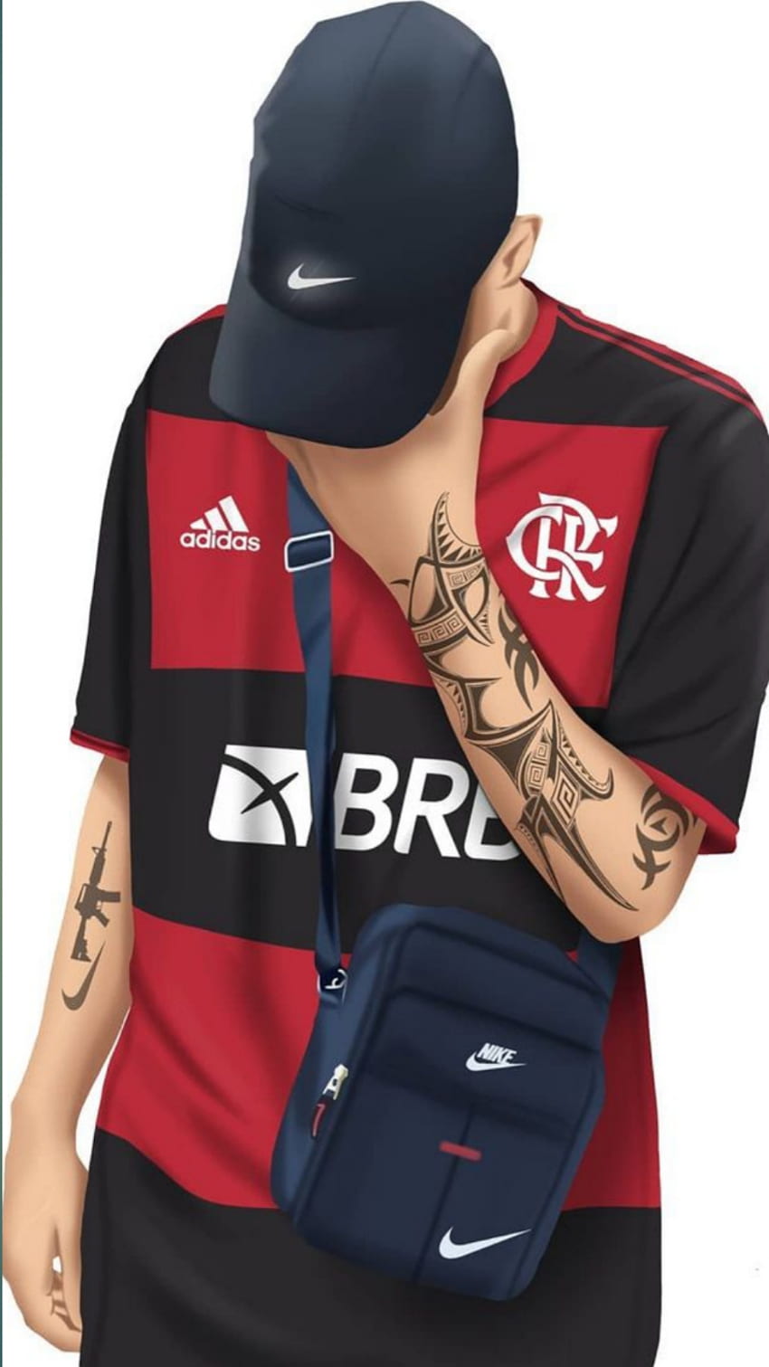 Cria do Flamengo, fawela Tapeta na telefon HD
