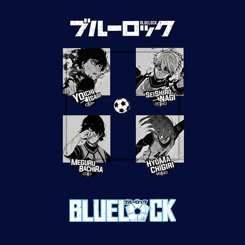 Blue Lock Anime Trio HD Wallpaper - Isagi, Bachira, and Chigiri in Action