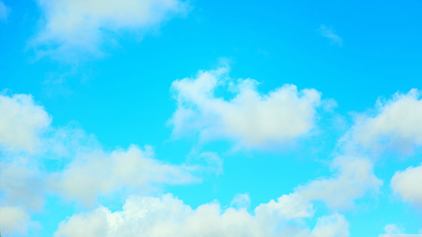 Caricature de ciel -, bleu de dessin animé Fond d'écran HD