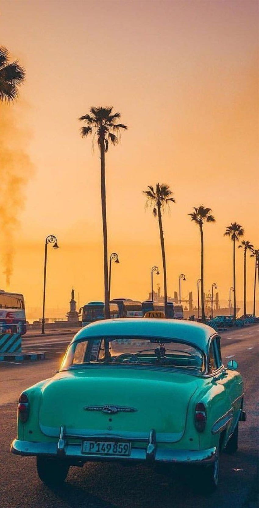 Yellow Sky Sunset in California - Idea , iPhone HD phone wallpaper