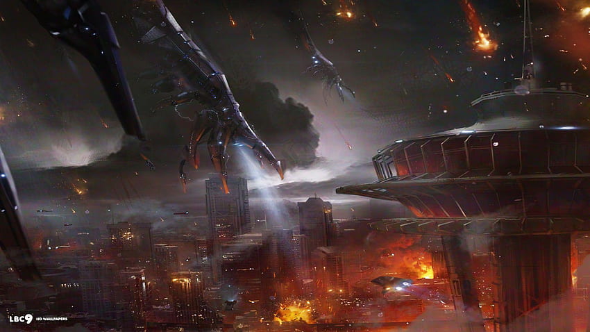 Mass Effect Reapers HD wallpaper
